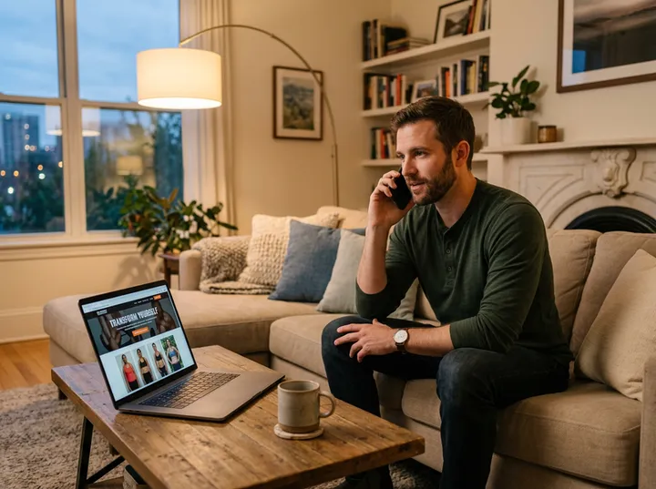 Evening call about personal training answered by AI