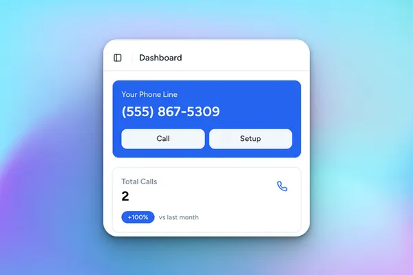 Forwarding calls to AI answering service