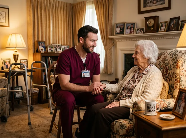 Home Health Care using Hey Jodie AI answering service