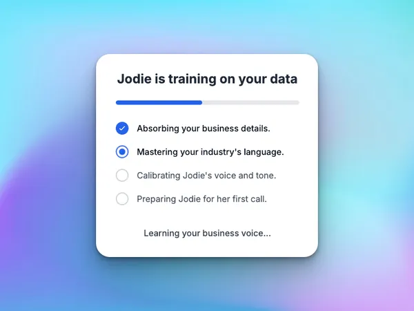 Training AI with business information