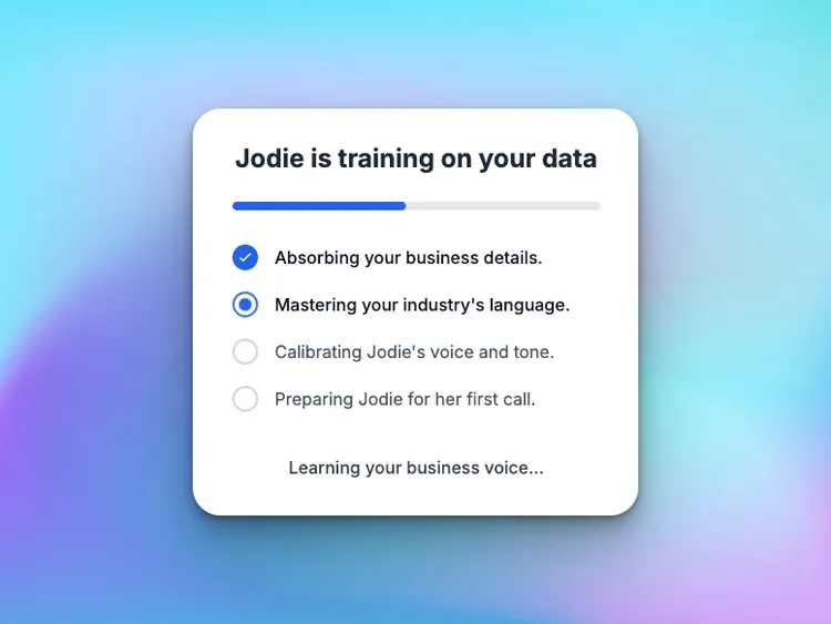 Training AI with business information